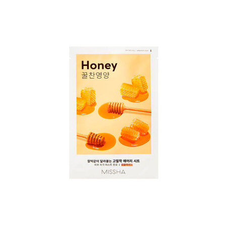 MISSHA Airy Fit Sheet Mask Honey rozświetlająco-odżywcza maseczka w płacie