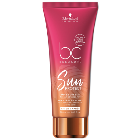 SCHWARZKOPF BC Sun Protect Hair & Body Bath szampon do włosów i ciała 200ml
