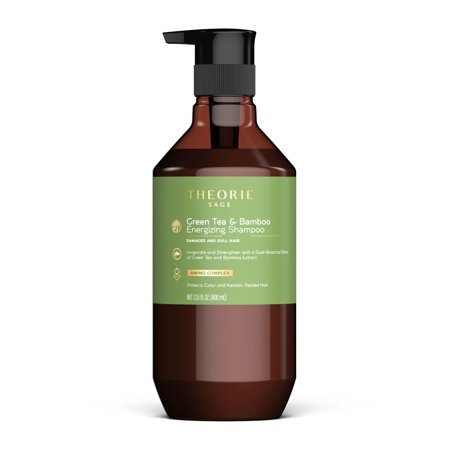 THEORIE Sage Green Tea & Bamboo Energizing Shampoo szampon enegetyzujący 400ml